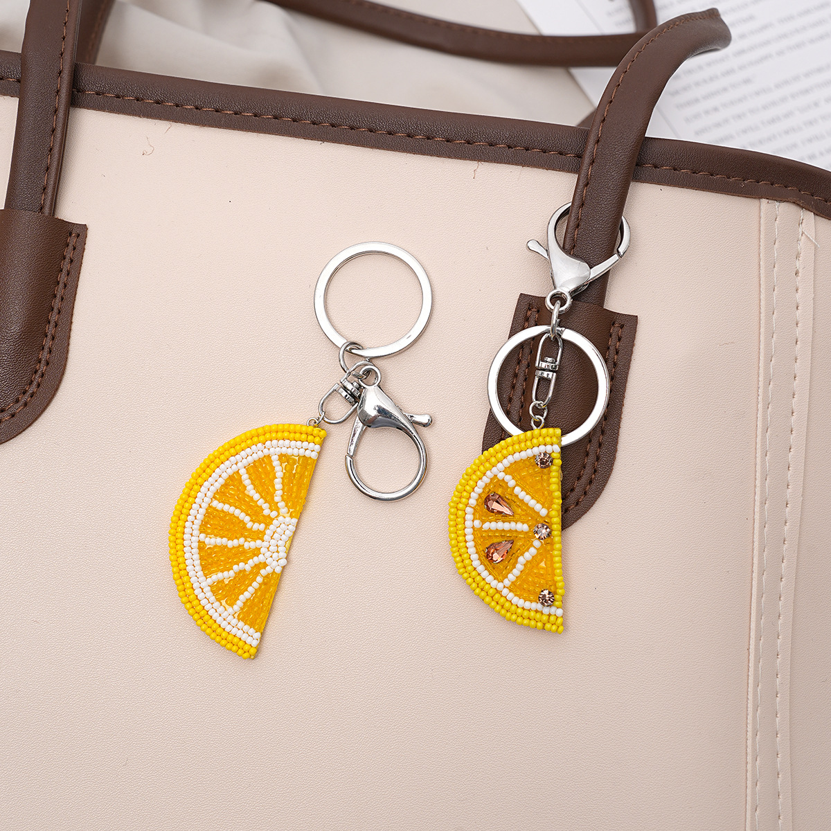 Lemon keychain