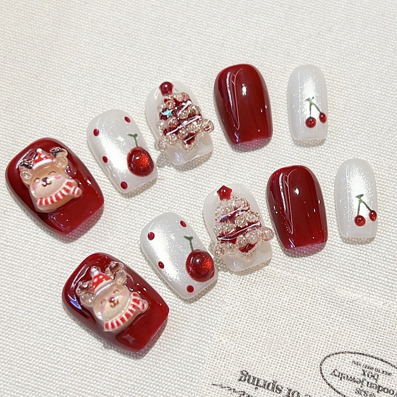 Christmas 3D cartoon-style clothing with Christmas-themed elements