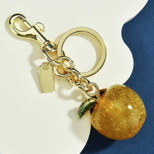 Apple-shaped pendant for women's bags and accessories