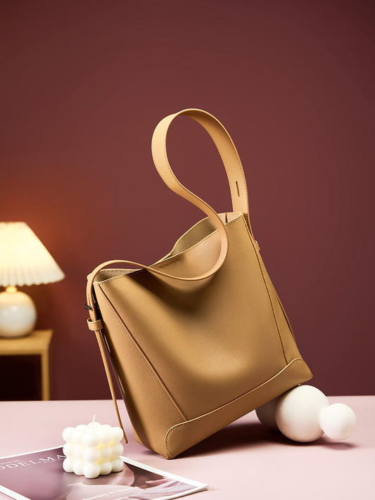Women's cross-body bag, versatile, made of genuine leather, single-shoulder design, large capacity, perfect for commuting – the perfect choice!