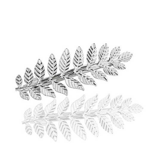 Leaf-shaped hair clips, European and American style hair accessories, bobby pins, Christmas gifts.