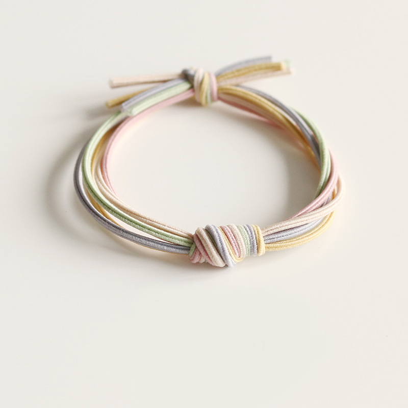 Forest-style basic handmade knotted hair tie, fairy-like durable hair tie, simple and easy-to-use hair band for tying hair in an Instagram style.