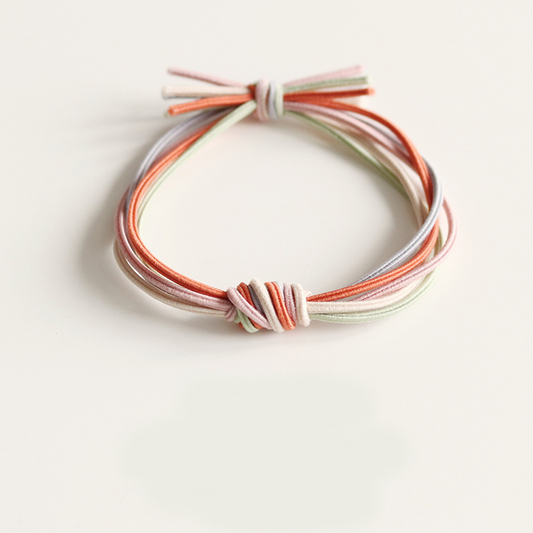 Forest-style basic handmade knotted hair tie, fairy-like durable hair tie, simple and easy-to-use hair band for tying hair in an Instagram style.