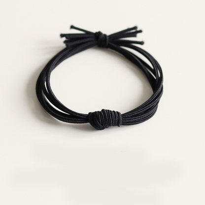 Forest-style basic handmade knotted hair tie, fairy-like durable hair tie, simple and easy-to-use hair band for tying hair in an Instagram style.