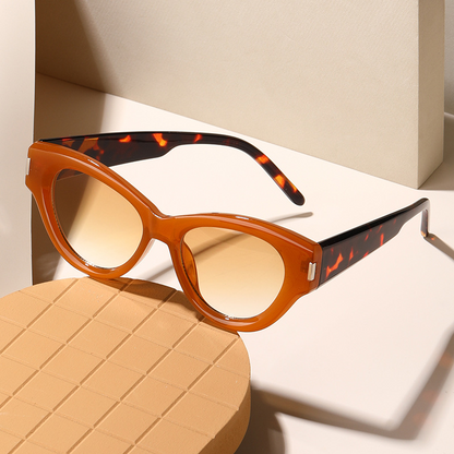 Stylish cat-eye sunglasses, new style, plain design, unique  style sunglasses with thick rims.