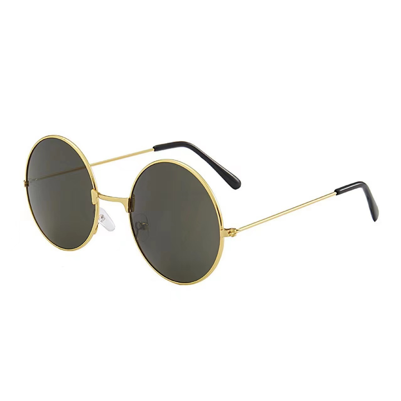 Retro round glasses, hyaluronic acid duck cute metal sunglasses, wedding groomsmen's cool sunglasses