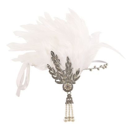 Costume party feather headband, European and  retro headband, cosplay party, festival party hair accessory
