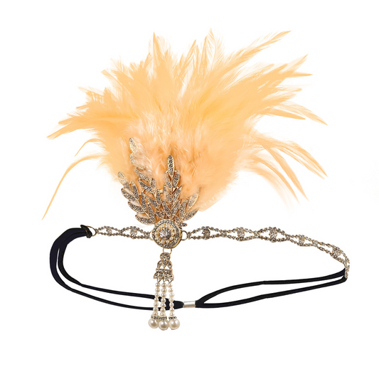 Costume party feather headband, European and  retro headband, cosplay party, festival party hair accessory