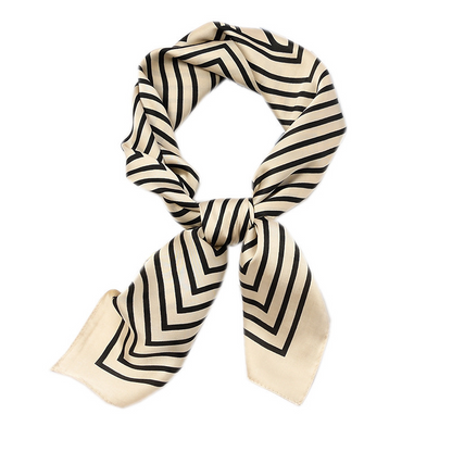 New retro sun protection small silk scarf, professional versatile small square scarf, headscarf, women's decorative neckerchief, headband