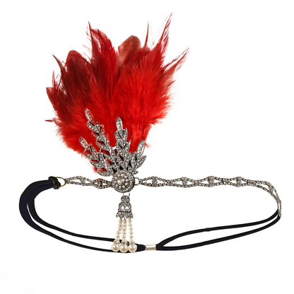 Costume party feather headband, European and  retro headband, cosplay party, festival party hair accessory