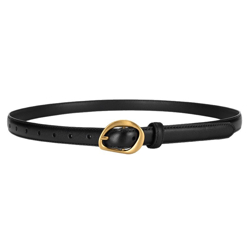 Retro alloy pin buckle belt for ladies, designed to fit around the waist.