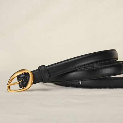 Retro alloy pin buckle belt for ladies, designed to fit around the waist.