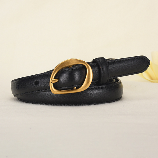 Retro alloy pin buckle belt for ladies, designed to fit around the waist.