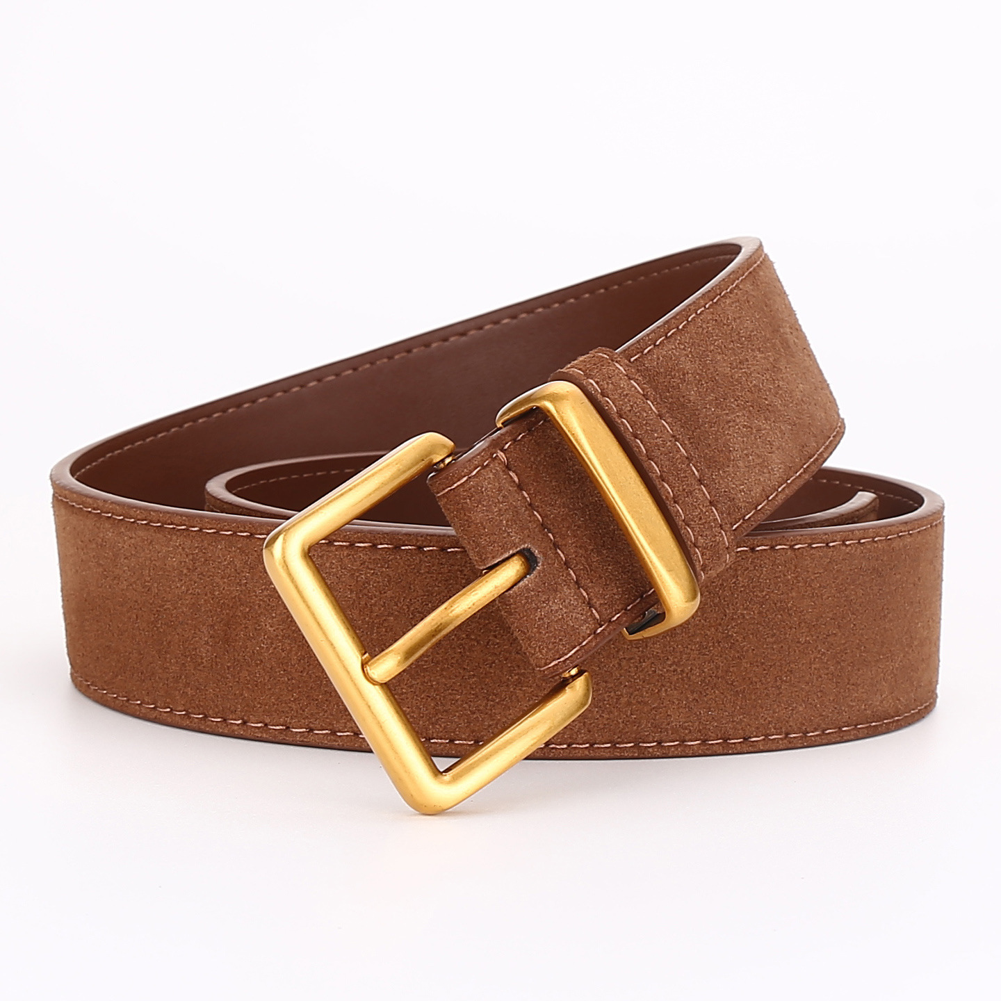 Women's leather belt