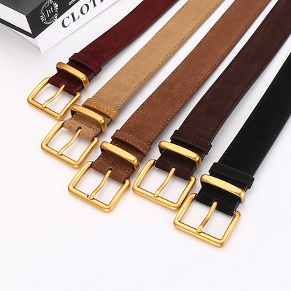 Women's leather belt