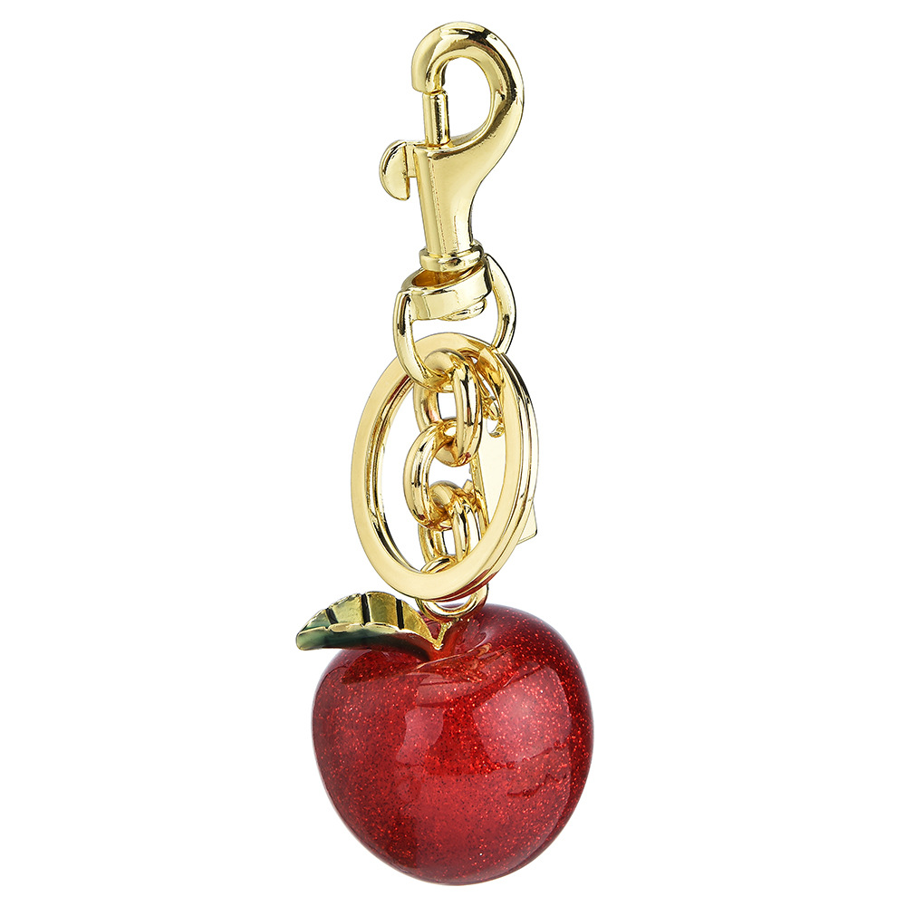 Apple-shaped pendant for women's bags and accessories