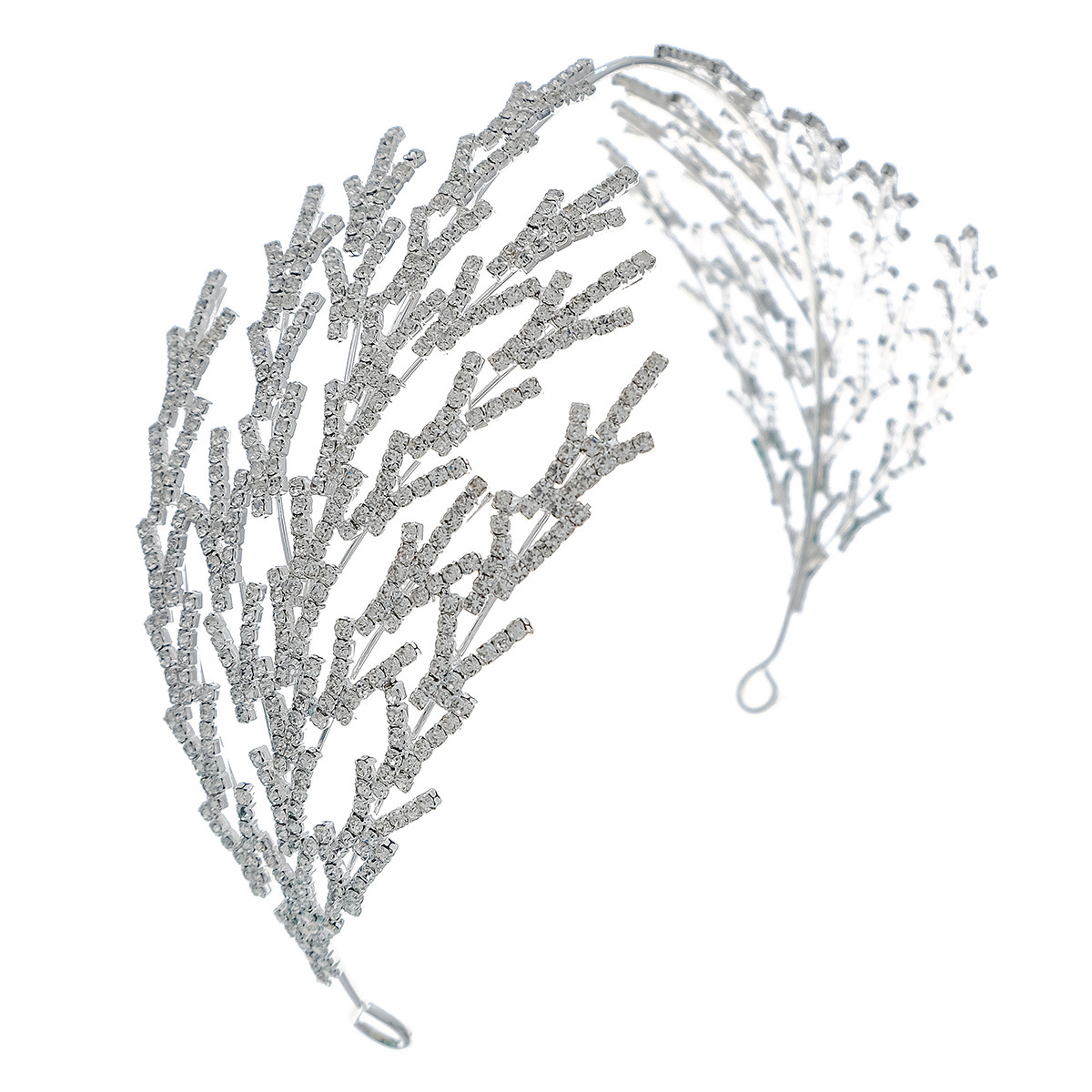 Bridal hair accessories, hair follicles, wedding party accessories, headbands, wide-brimmed, versatile, luxurious rhinestone headbands