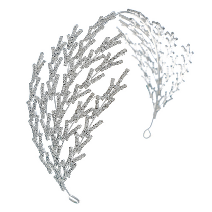 Bridal hair accessories, hair follicles, wedding party accessories, headbands, wide-brimmed, versatile, luxurious rhinestone headbands