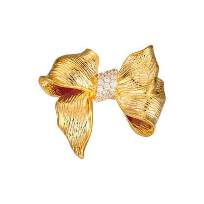 Bow tie brooch and floral pin – new autumn/winter styles for suits