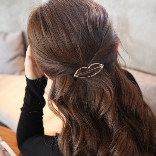 Triangular, moon, round, star, metal hair clips, European and  style side clips, ponytail clips, alloy hairpins for women